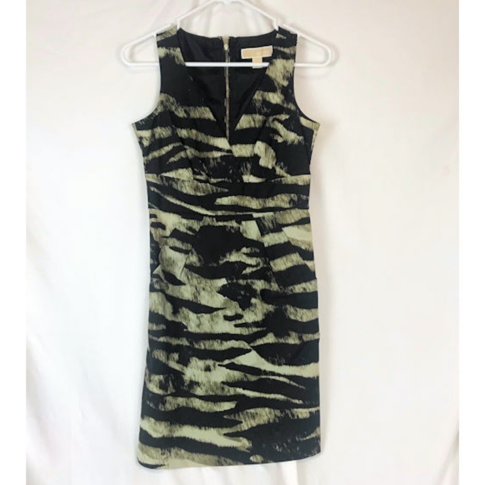 Michael Kors Animal Print Zebra Dress 2